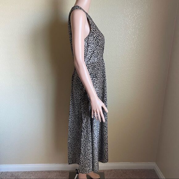 🖤 Beachlunchlounge Collection Leopard Print Dress Size Small - Picture 4 of 9